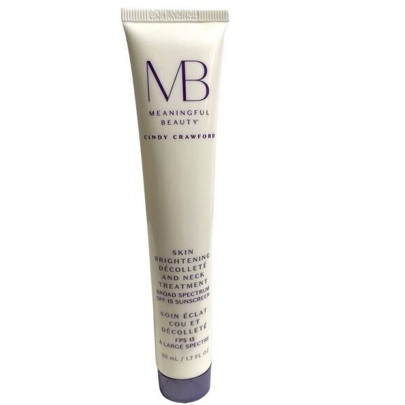 Meaningful Beauty Cindy Crawford Skin Brightening And Neck Treatment 1.7 Fl Oz - Picture 1 of 6